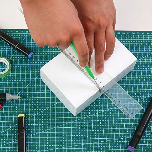Crafare 8 Pack Craft Foam Blocks 6X4X2in Polystyrene Brick Rectangle for Arts School Projects Sculptures Floral Arrangements Modeling and Centerpieces - size: 6x4x2inch 8pcs