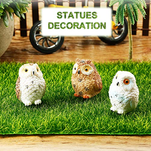 Mudder 10 Pcs Fake Grass for Crafts 6 x 6 Inches Artificial Grass Fairy Garden Turf Simulation Moss Turf Miniature Ornament for DIY Ornament Decoration
