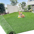 Artificial Grass Turf 7 Feet X 15 Feet, 1.38" Height Perfect Fake Grass Rug with Drainage Holes, Indoor/Outdoor Artificial Turf Mat for Garden Lawn Balcony Pet Landscape Decoration - size: 7 Feet X 15 Feet