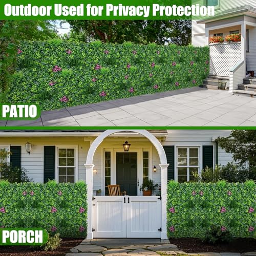 Artificial Grass Wall Roll Panels, 60"x120"(50 SQFT) Greenery Backdrop with Mint Plant Leaves, UV-Anti Fake Greenery Plant Boxwood Panels for Outdoor Patio Garden Green Wall Decor - size: 60X120 IN 1PC