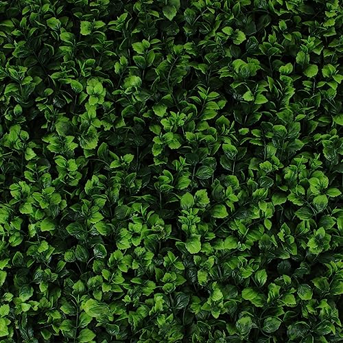 3rd Street Inn Artificial Greenery Wall Panels for Privacy - 4-Pack - color: Indian Aster