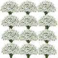 100 Pcs Babys Breath Artificial Flowers, Baby Breath Flowers Artificial Bulk, Real Touch White Fake Flowers, Faux Babies Breath Gypsophila for Wedding Home Decor Floral Arrangement - size: 100 Pcs
