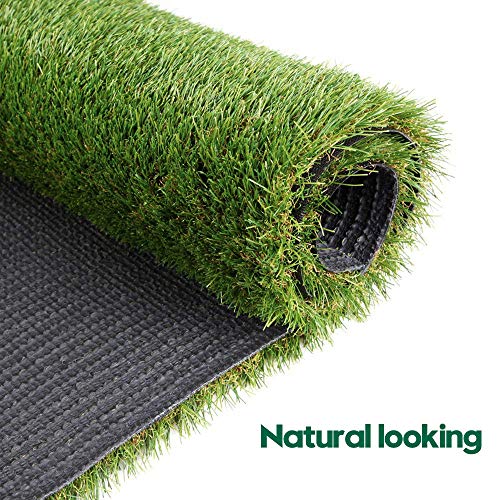 35mm Artificial Turf Lawn Fake Grass, 1.38" Pile Height Realistic Synthetic Grass, 4FTX10FT,Drainage Holes Indoor Outdoor Pet Faux Astro Rug Carpet for Garden Backyard Patio Balcony - size: 4FTX10FT