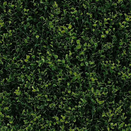 3rd Street Inn Artificial Greenery Wall Panels for Privacy - 4-Pack - color: Golden Boxwood