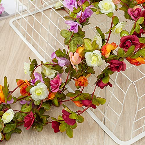 250cm Artificial Peony Flowers Fake Plant DIY Wedding Home Room Decoration (Orange) - color: Orange