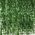 24 Pcs 158ft Fake Vines Bulk Artificial Ivy Garland Greenery Hanging Vines Leaves for Rainforest Fall VBS 2026 Decorations Jungle Themed Party Bedroom Wedding Garden Wall - size: 158ft