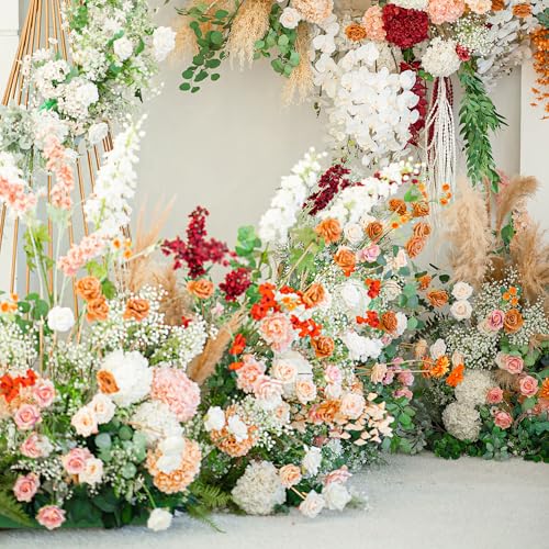Max Shape 6 Pcs Floral Foam Round Blocks, Large Wet and Dry Green Foam for Artificial and Fresh Flower Arrangement,Flower Foam Blocks for Wedding Party Decorations (6.49 Inch) - size: 6.49 Inch