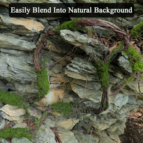 1Pcs 78.9inch Large Bendable Artificial Craft Moss Garland Faux Tall Tree Trunk Branches Grape Vines for Halloween Haunted Mansion Wedding Arch Room Outdoor Mantel Wall Hanging Forest Greenery Decor
