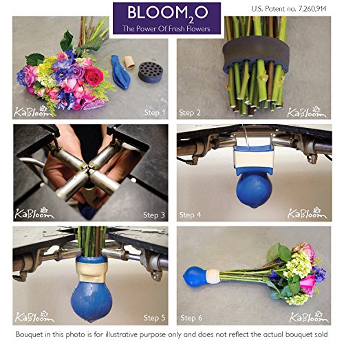 KaBloom PRIME NEXT DAY DELIVERY - Bouquet of 20 Pink Tulips with Vase .Gift for Birthday, Sympathy, Anniversary, Get Well, Thank You, Valentine, Mother’s Day Fresh Flowers - color: Pink, size: 20, style: With Vase