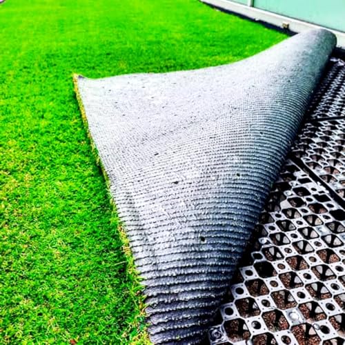 50cmX50cmX3cm(19.68inX19.68inX1.18in) Interlocking Drainage Cell System for Artificial Grass (1.5sqm-6pieces) - size: 6 pieces-1.5sqm