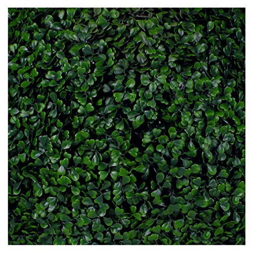 3rd Street Inn Artificial Greenery Wall Panels for Privacy - 20x20 4-Pack - color: Boxwood