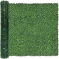 Artificial Ivy Privacy Fence Screen: 72"x 144" (72 SQFT) 4-Layer Leaf UV-Anti Faux Greenery Boxwood Backdrop Ivy Vine Leaf Panels for Outdoor, Indoor, Garden, Backyard and Decor - size: 72"x144" (1)