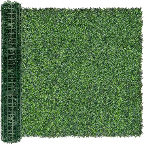 Artificial Ivy Privacy Fence Screen: 72"x 144" (72 SQFT) 4-Layer Leaf UV-Anti Faux Greenery Boxwood Backdrop Ivy Vine Leaf Panels for Outdoor, Indoor, Garden, Backyard and Decor - size: 72"x144" (1)