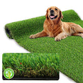 XLX TURF Artificial Grass Outdoor Rug 5FT x 8FT - 1.38" Thick Realistic Fake Grass for Dogs - Pet Potty Turf Mat with Drainage Holes - for Patio, Balcony, Backyard - size: 5' x 8' (Rectangular)