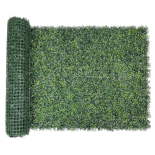 Bybeton Artificial Ivy Privacy Fence Screen, 40" x 120" (33.3 Sq Ft) Odorless Grass Wall Panels, Ultra-Dense Boxwood Panels for Greenery Backdrop, Spring Decor, Hedge Wall Decor & Fake Grass Wall - size: 40*120IN