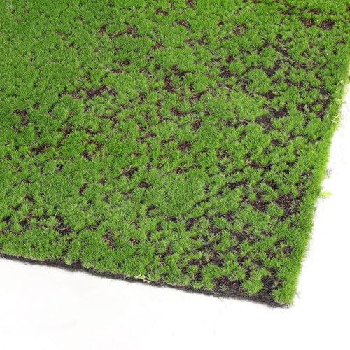 65.8 sq ft Artificial Moss Mat - Realistic Faux Green Moss Grass for Indoor & Outdoor Decor - Soft, Lush & Natural Looking Turf for Fairy Gardens, Home, Office, Patio, Wedding & DIY Crafts - color: A, size: 236" x 40"