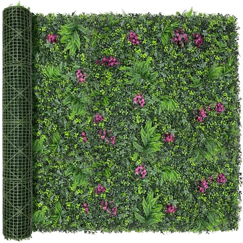 Greenery Grass Wall Boxwood Plant Roll: 80"x120"(67 SQFT) with UV Resistant Green Leaves Faux for Interior Wall, Greenery Backdrop,Garden and Indoor Outdoor Plant Panel Covering Privacy - color: 3d Style 2, size: 80"x120"