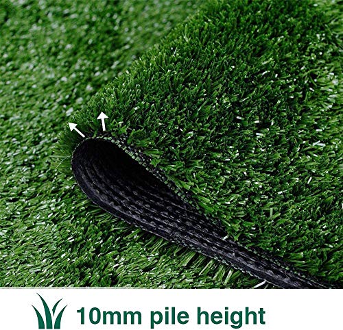 LITA Artificial Grass Turf Lawn 1 Feet x 28 Feet, 0.4" Pile Height Indoor Outdoor Rugs Synthetic Grass Mat Fake Grass - size: 1x28 Feet
