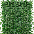 180 Feet 24 Pack Fake Greenery Hanging Garland, Artificial Ivy Leaf Plants, Vine Leaves, Flowers Foliage for Bedroom Garden Wall Decor