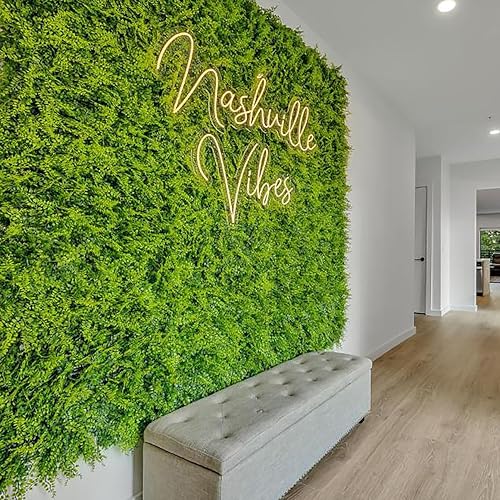 3rd Street Inn Artificial Greenery Wall Panels for Privacy - 12-Pack - color: Juniper
