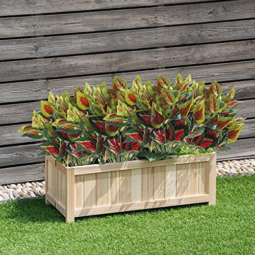 CATTREE Artificial Shrubs, Plastic Plants Heart Grass Fake Green Bushes Greenery Leaves Wedding Indoor Outdoor Home Garden Verandah Office Table Centerpieces Arrangements Decoration 4 pcs - color: Heart Grass/4pcs