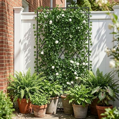 CEWOR Fake Ivy for Room Decor 12pcs Fake Vines Greenery Garland Wall Decor - size: 84ft