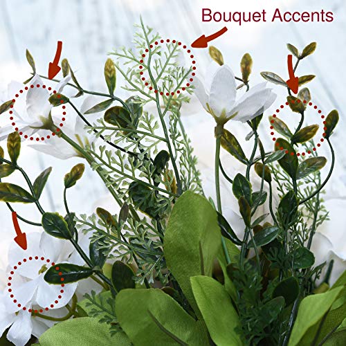 FiveSeasonStuff Vintage Artificial Peonies Silk Peony Flowers and Hydrangeas for Wedding Bridal Home Décor – Beautiful Floral Centerpiece Arrangement Decoration with 2 Bouquets (Chestnut Beige) - color: Chestnut Beige