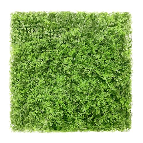 Patio Paradise 20"x20" (6PC) Artificial Grass Wall Panels Greenery Backdrop Faux Boxwood Hedge Fake Ivy Privacy Screen for Outdoor Wedding Décor Photography Background, Fern - color: Fern, size: 20"x20"