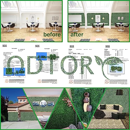ODTORY Artificial Ivy Privacy Fence Wall Screen: 80X120 in(67 sqft) UV-Anti Faux Boxwood Roll Panels Greenery Backdrop Ivy Vine Leaf Hedges Fence Panels for Indoor Outdoor Green Wall Decor - size: 80 X 120 IN