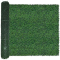 ODTORY Artificial Boxwood Roll,48x120 in (40 sqft) UV-Anti Faux Ivy Boxwood Hedge Leaf Grass Wall for Patio Balcony Privacy, Garden, Backyard Greenery Wall Backdrop and Fence Decor - size: 48 in x 120 in- Boxwood
