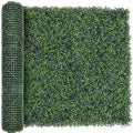TTTM Artificial Boxwood Hedge Roll: 40"x120" UV-Resistant Faux Green Ivy Leaves Grass Wall Panel Fence for Indoor/Outdoor Privacy Screen, Wedding Backdrops, and Home Greenery Wall Decor - size: 40"X120"