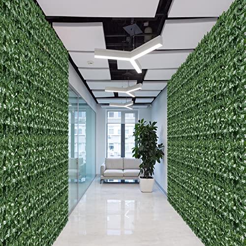 Artificial Ivy Privacy Fence Screen 99x59.5in Faux Greenery Privacy Fence Backdrop Ivy Vine Leaf Hedges Fence with Bag for Indoor Outdoor Garden