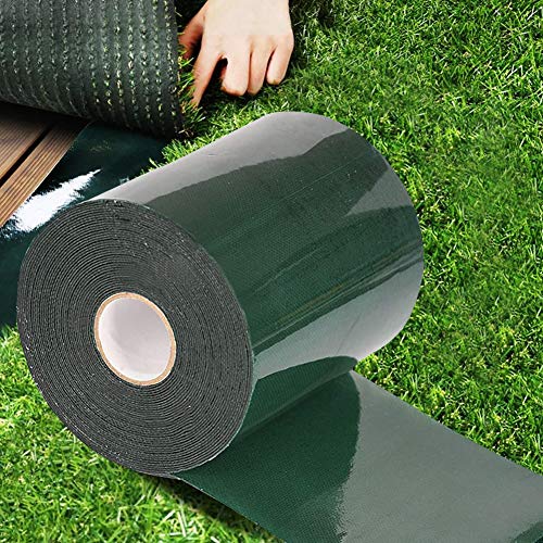 TYLife Double-Sided Artificial Grass Tape(2inx16ft),Self-Adhesive Artificial Seaming Tape, Carpet Turf Tape for Lawn,Outdoor Carpet Jointing,Mat Rug,Connecting Fake Grass - size: Double-sided(2InX16Ft)