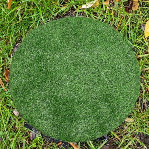BESPORTBLE Manhole Cover Decoration Lawn Carpet Turf Rug Placemats Fake Grass Table Settings for Dining Table Decor Grass Mat Dining Table Mats Green Plants Plastic Coffee