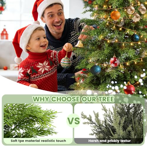 2ft Artificial Cedar Topiary Trees 2 Pack,Real Touch Cedar Tree Faux Plants Potted UV Resistant Evergreen Tree for Outdoor Indoor Door Garden Farmhouse Home Decoration - size: 2ft