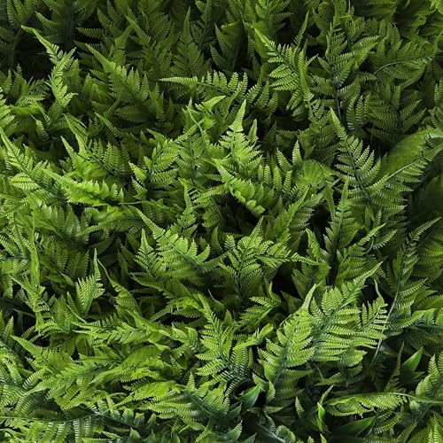3rd Street Inn Artificial Greenery Wall Panels for Privacy - 12-Pack - color: Lady Fern
