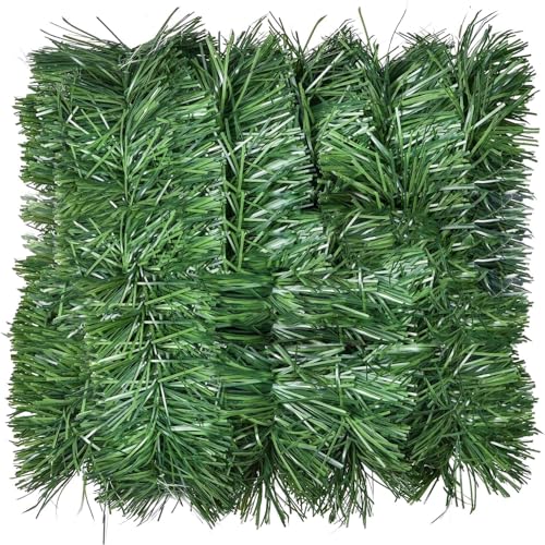Christmas Garland, Artificial Non-Lit Soft Green Garlands 50FT Classic Christmas Greenery Garland Festive Home Decor for Indoor or Outdoor Use - size: 50ft