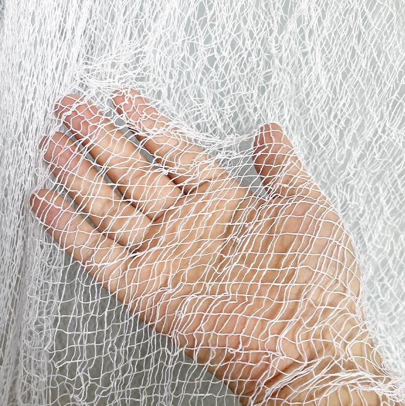 Creepy Cloth, Halloween Decorations Outdoor Indoor, 79 x 79 inch White Spooky Scary Gauze Fabric for Halloween Party Haunted House Graveyard Decor - color: White, size: 79*79 inch