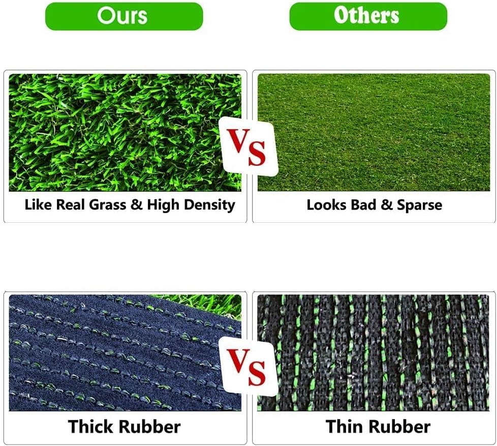 Artificial Grass, Professional Dog Grass Mat, Potty Training Rug and Replacement Turf Outdoor Rug Patio Lawn Decoration, Easy to Clean with Drainage (26x30 inch) - size: 26x30 inch