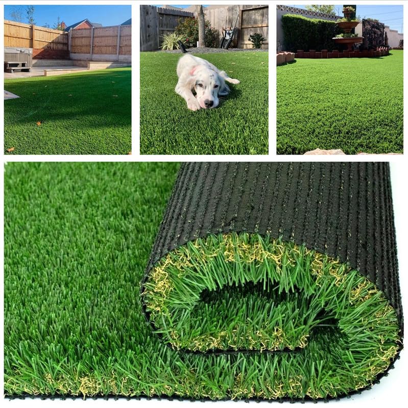 ALTRUISTIC Ultrathick Heavy Duty Artificial Grass Turf 2FTX4FT,1.77 Inch Luxurious PU Backing Indoor/Outdoor Dog Synthetic Grass,Garden Landscape Patio Fake Faux Grass Rug Mat,Sent by ROLLED - size: 2FTX4FT