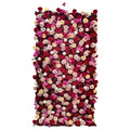 Artificial Flower Wall Panels 4Ft x 8Ft, 5D Silk Wedding Flower Wall, Photo Booth Flower Backdrop for Wedding, Baby Shower & Bridal Shower Decor (4x8 ft Red-Panel Only) - size: 4x8 ft Red-Panel Only